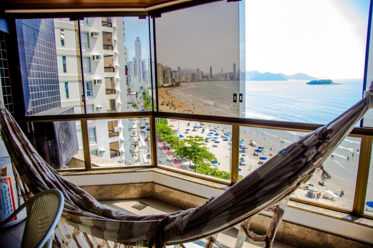 Apto Frente Mar Bal Camboriu Pe Na Areia Fantastica E Encantadora Vista Mar Balneario Camboriu Luaran gambar